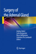 Surgery of the Adrenal Gland