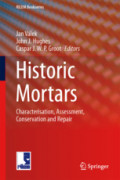 Historic MortarsCharacterisation, Assessment and Repair /