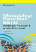 Metodologi penelitian bisnis: pendekatan partisipasif dan analisis dokumenter