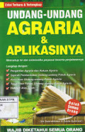 Undang-undang agraria dan aplikasinya