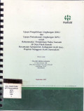 Upaya pengelolaan lingkungan (UKL) dan upaya pemantauan lingkungan (UPL) untuk rekontruksi pemukiman paska Tsunami di Desa Babah Nipah, Kecamatan Sampoiniet, Kabupaten Aceh Jaya, Propinsi Nanggroe Aceh Darussalam