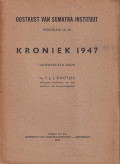 Oostkust van Sumatra-instituut: kroniek 1947
