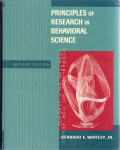 Principles of research in behavioral science