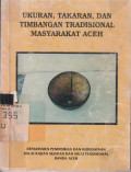 Ukuran, takaran, dan timbangan tradisional masyarakat Aceh